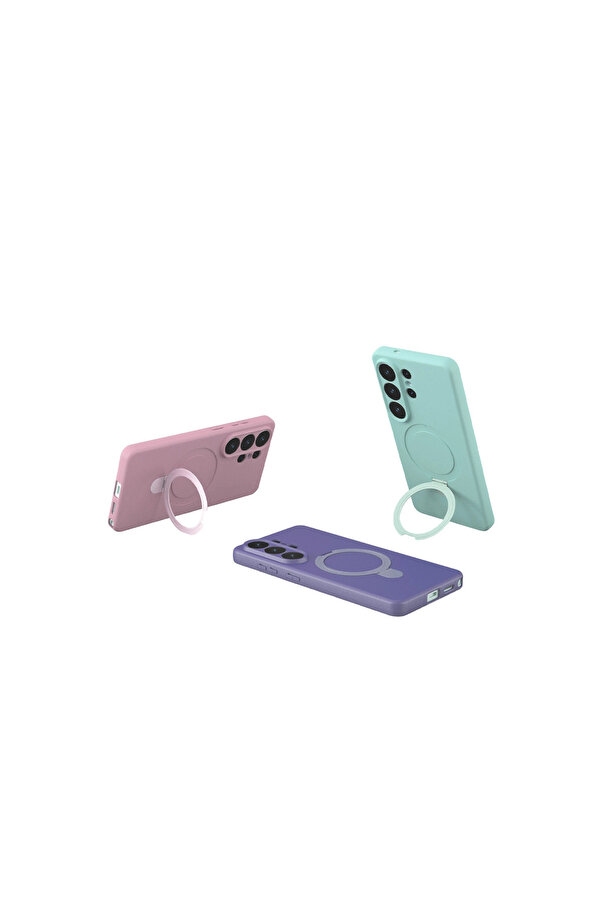 Evi̇mdeyokyok Samsung Galaxy S26 Ultra Regal Magsafe Standlı Kapak - Li̇la