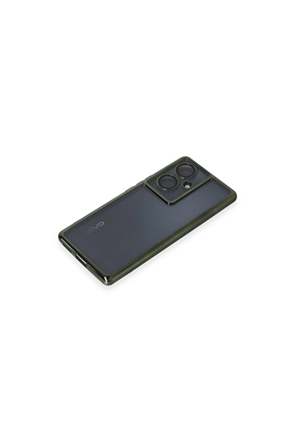 Evi̇mdeyokyok Vi̇vo V29 Li̇te Kılıf Razer Lensli̇ Si̇li̇kon - Yeşi̇l