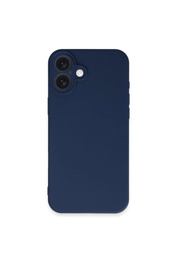 Evimdeyokyok Apple İphone 16 Kılıf First Silikon - Lacivert