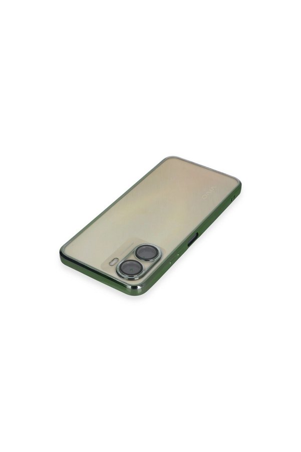 Evimdeyokyok Vivo Y16 Kılıf Razer Lensli Silikon - Yeşil