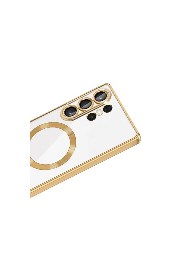 Evi̇mdeyokyok Samsung Galaxy S26 Ultra Kross Magneti̇csafe Kapak - Gold