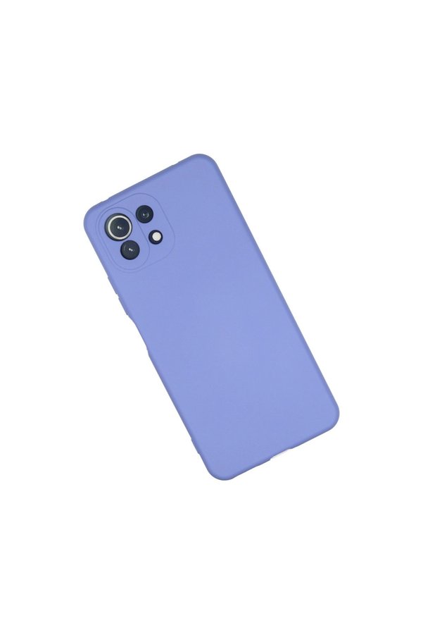 Evimdeyokyok Xiaomi Mi 11 Lite Kılıf Nano İçi Kadife Silikon - Lila