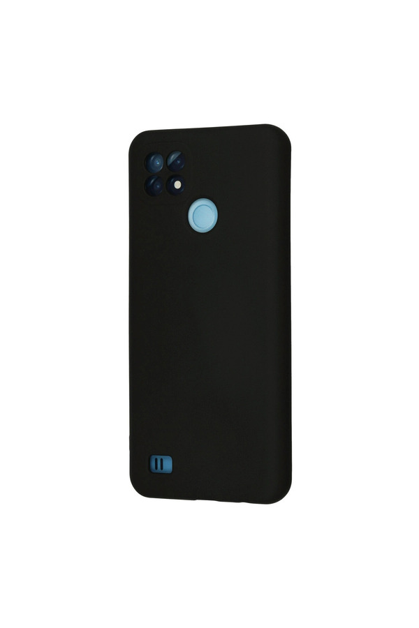 Evi̇mdeyokyok Realme C21 Kılıf Nano İçi̇ Kadi̇fe Si̇li̇kon - Si̇yah
