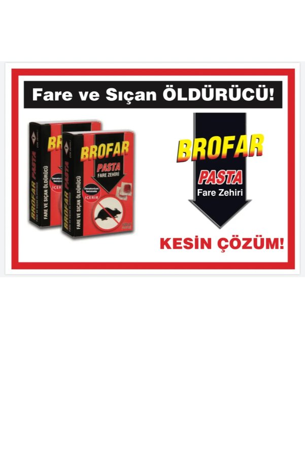 Brofar Fare Zehiri Pasta 100Gr (10X10Gr)    3 Adet  