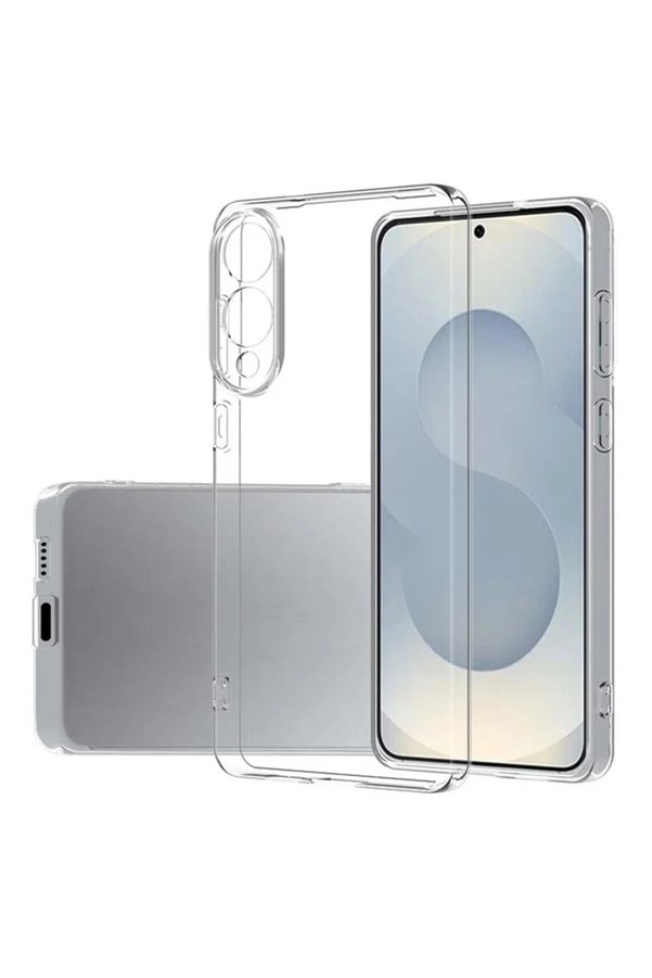 Evimdeyokyok Samsung Galaxy S25 Edge Kılıf Lüx Şeffaf Silikon