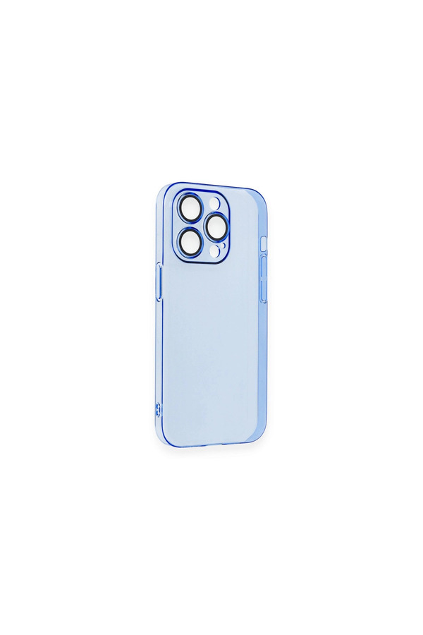 Evimdeyokyok Apple İphone 14 Pro Max Kılıf Armada Lensli Kapak - Sierra Blue