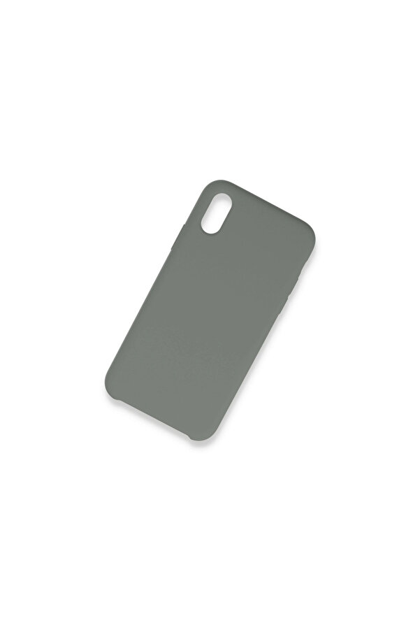 Evi̇mdeyokyok Apple İphone Xs Max Kılıf Lansman Legant Si̇li̇kon - Gri̇