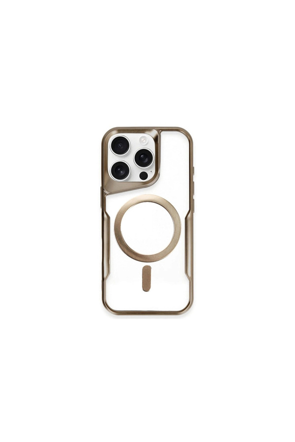 Evimdeyokyok Apple İphone 11 Pro Max Kılıf Boyi Magsafe Silikon Kapak - Kahverengi