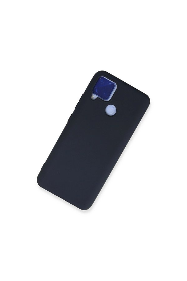 Evi̇mdeyokyok Realme C15 Kılıf Nano İçi̇ Kadi̇fe Si̇li̇kon - Laci̇vert