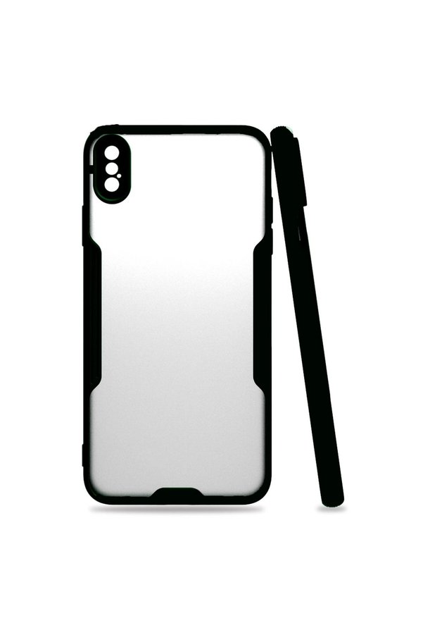 Evimdeyokyok Apple İphone Xs Max Kılıf Platin Silikon - Siyah