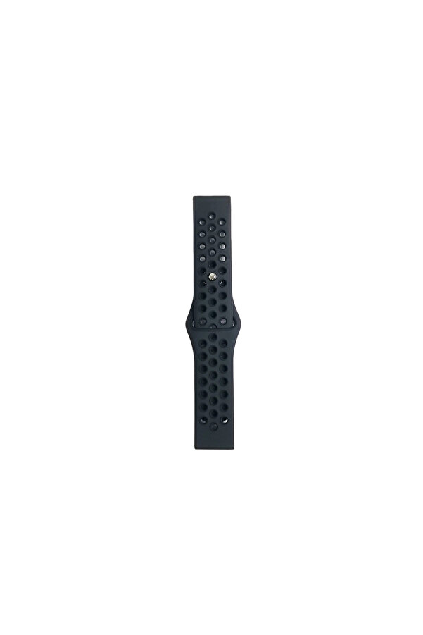 Evi̇mdeyokyok Watch 20Mm Spor Deli̇kli̇ Kordon - Si̇yah-Füme