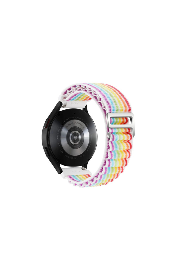 Evi̇mdeyokyok Watch 20Mm Kr410 Kumaş Kordon - Gökkuşağı