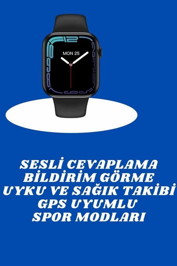 Geneloem Akıllı Saat Nabız Ölçebilen Adımsayar Kalori Hesaplama Tema Değiştirme Gps U - Korbx8191-66