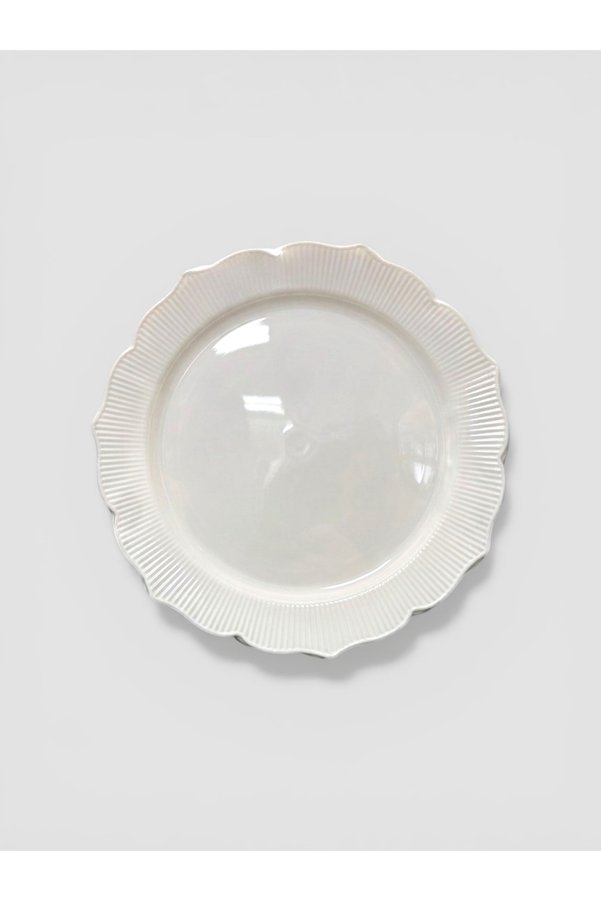 NadirAmbalaj Premium Beyaz Sert Plastik Sunum Tabağı 6’lı Paket - Mevlüt Nişan Ve Davet Tabağı