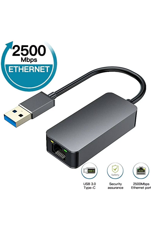 Evi̇mdeyokyok Usb 3.2 Gen1 2.5G Ethernet Çevi̇ri̇ci̇ Zr622