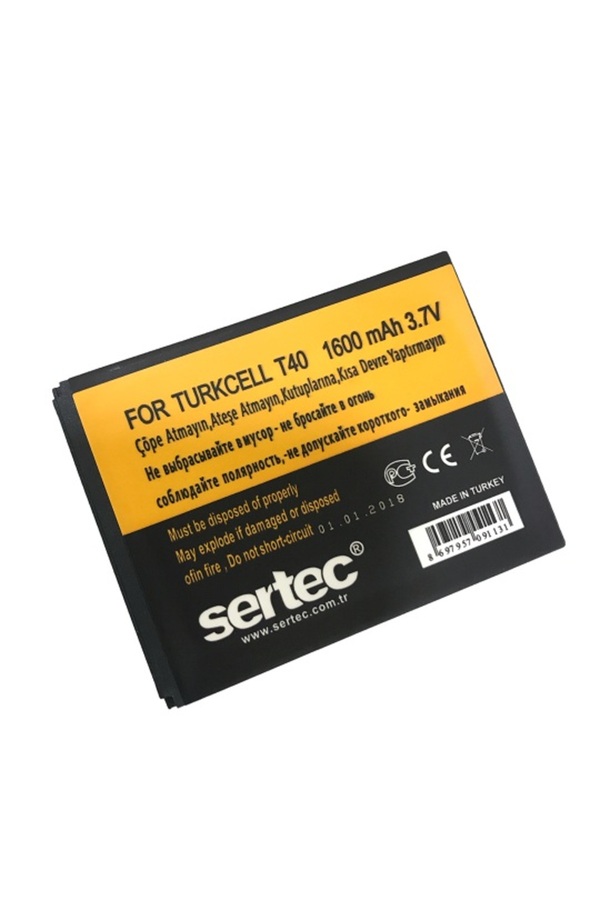 Ethab Ticaret Sertec - Turkcell T-40 Uyumlu Batarya