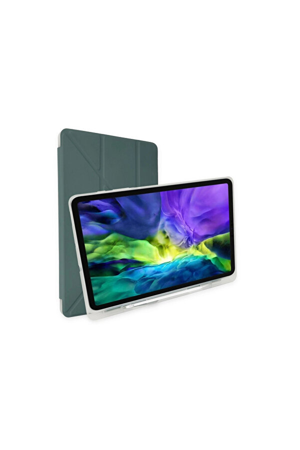 Evi̇mdeyokyok Huawei̇ Matepad Se Kılıf Kalemli̇kli̇ Mars Tablet Kılıfı - Koyu Yeşi̇l