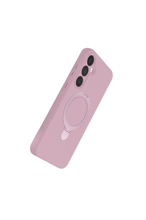 Evi̇mdeyokyok Samsung Galaxy A16 5G Regal Magsafe Standlı Kapak - Açık Pembe