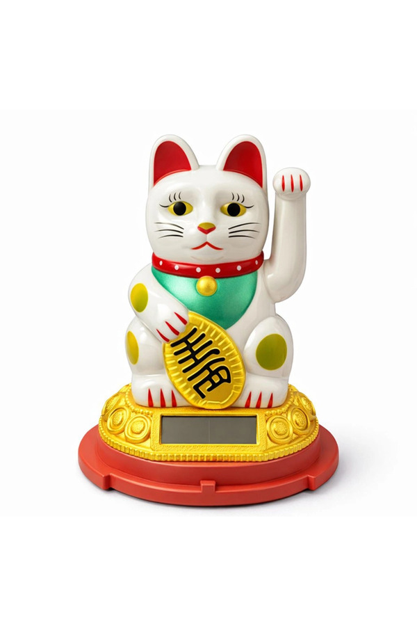 Evi̇mdeyokyok Güneş Enerji̇li̇ Sallanan Şans Kedi̇si̇ - Maneki̇ Neko Alk4520