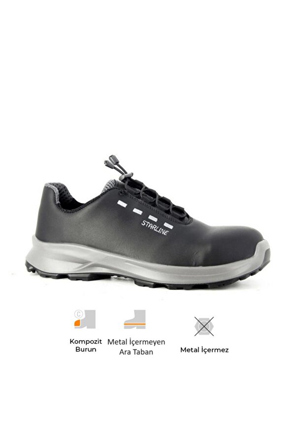 Starline STL-9020 S3 SRC Deri Kompozit Burun İş Ayakkabısı