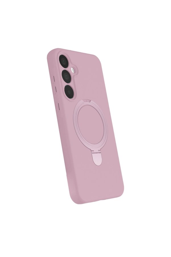 Evi̇mdeyokyok Samsung Galaxy A16 5G Regal Magsafe Standlı Kapak - Açık Pembe
