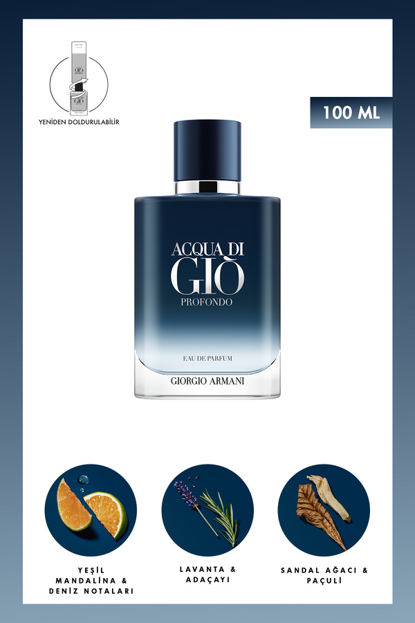 Giorgio Armani Acqua Di Gio Profondo EDP 100 ml Erkek Parfüm 3614273953849