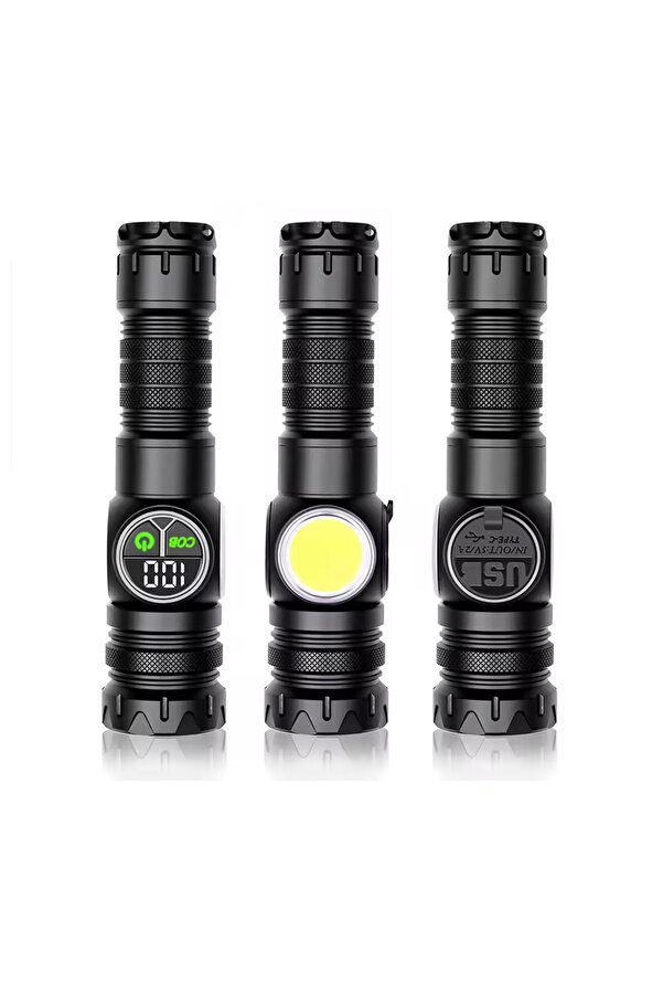 Evi̇mdeyokyok 9 Mod Şarjlı Kamp Lambası Ve El Feneri̇ – Çok Fonksi̇yonlu Led Aydınlatma Wt-704