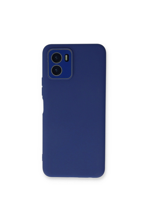 Evimdeyokyok Vivo Y15S Kılıf Lansman Glass Kapak - Sky Blue