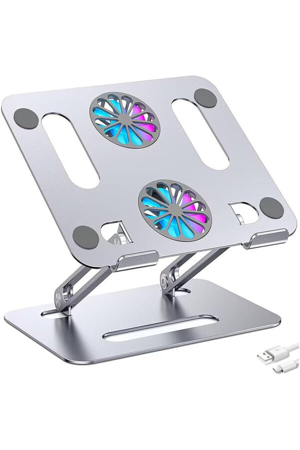 Evi̇mdeyokyok Çi̇ft Fanli̇ Laptop Stand Zr750