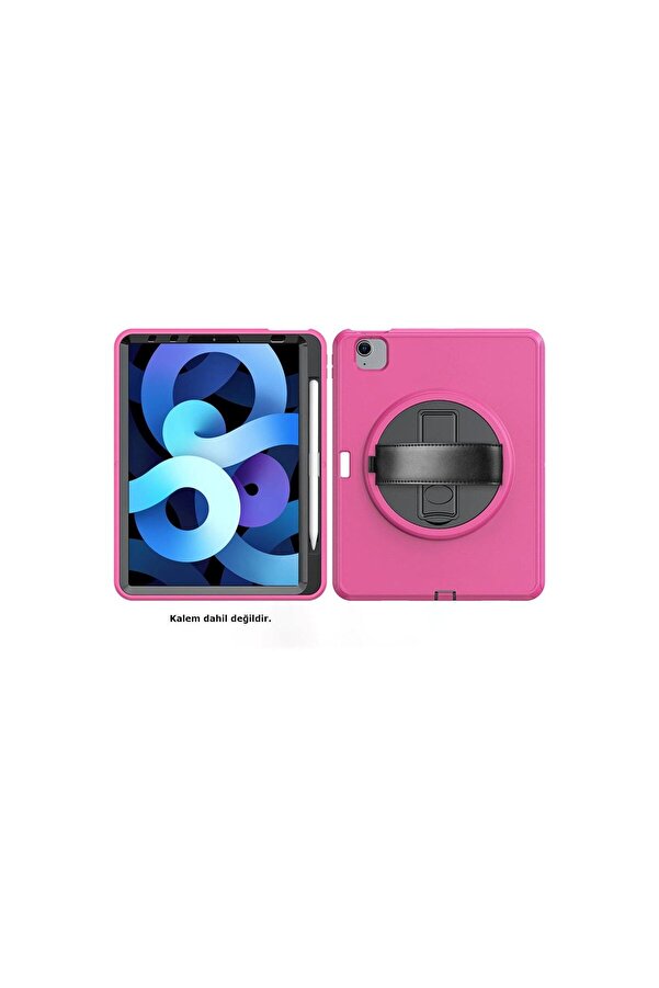 Ethab Ti̇caret Glb-Stl41414 İpad 2022 10.9 (10.Nesi̇l) Kılıf Hand Strap Tablet Kılıfı - Pembe