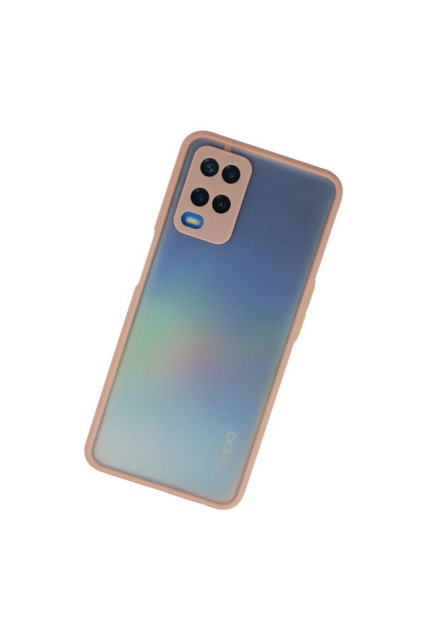 Evimdeyokyok Oppo A54 4G Kılıf Montreal Silikon Kapak - Pembe