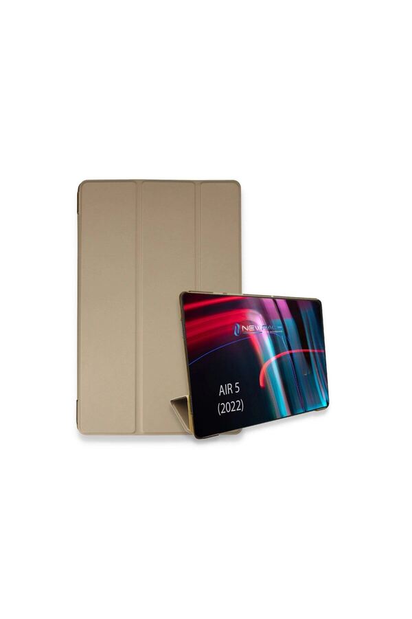 Ethab Ticaret Glb-Stl41414 Apple İpad Air 5 (2022) Kılıf Tablet Smart Kılıf - Gold