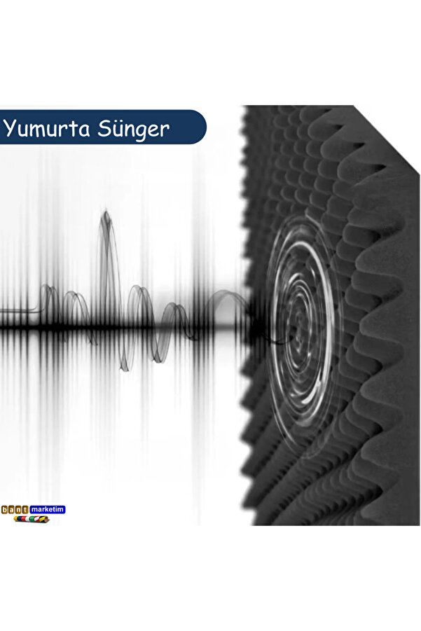 Evi̇mdeyokyok 50Mm Yanmaz Akusti̇k Yalıtım Yumurta Sünger 50 Dns 100Cmx100Cm (1M²)