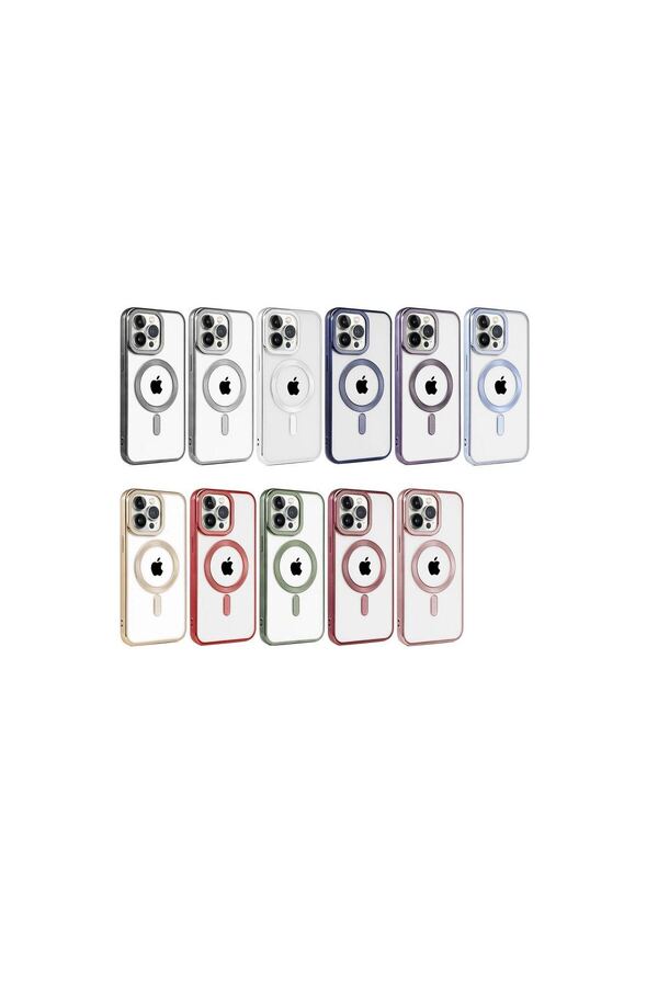 Ethab Ti̇caret Glb-Stl41414 İphone 14 Pro Max Kılıf Kronos Magsafe Kapak - Rose Gold