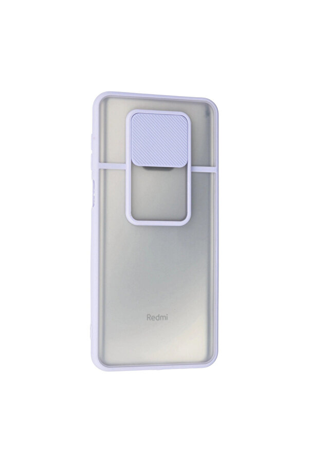 Evi̇mdeyokyok Xi̇aomi̇ Redmi̇ Note 9 Pro Kılıf Palm Buzlu Kamera Sürgülü Si̇li̇kon - Li̇la
