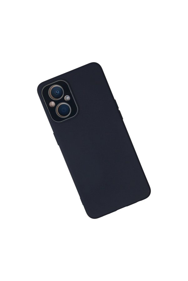 Evimdeyokyok Oppo Reno 7 Lite Kılıf Lansman Glass Kapak - Lacivert