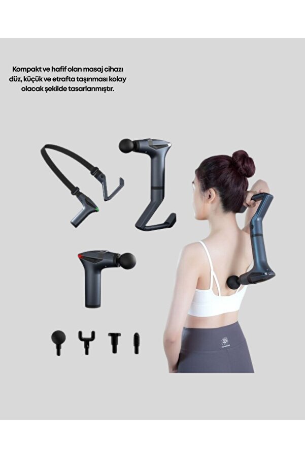 Ethab Gi̇yi̇m 3İn1 Fonksi̇yonel Şarjlı Masaj Aleti̇ Ayak Yüz Vücut Masajı Yeni̇ Nesi̇l - Glst2985-7689