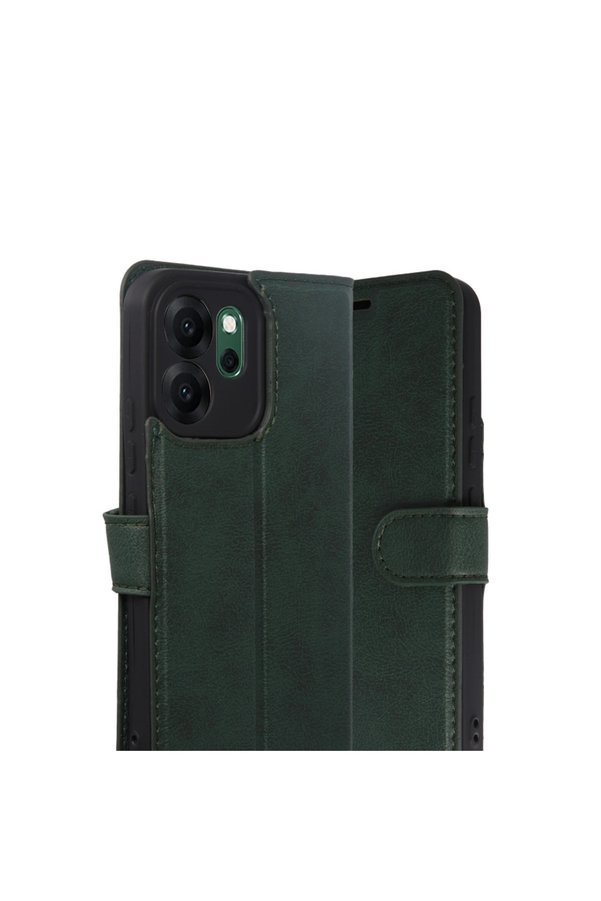 Evimdeyokyok Oppo Reno 14F Trend S Plus Kapaklı Kılıf - Yeşil