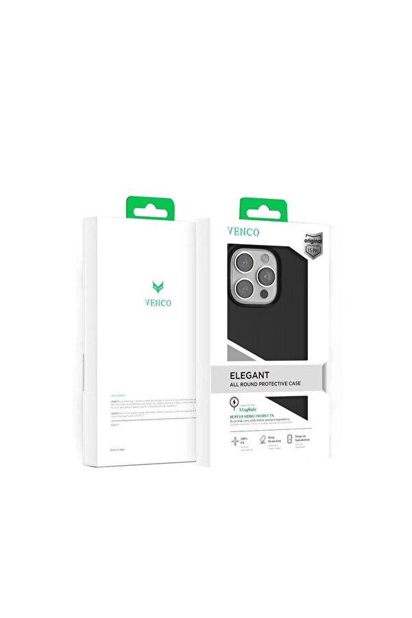 Ethab Ti̇caret Glb-Stl41414 Venco İphone 14 Pro Max Home Magsafe Kapak - Si̇yah