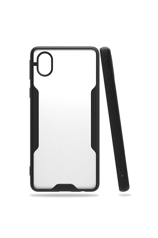 Ethab Ti̇caret Glb-Stl41414 Samsung Galaxy A14 4G Kılıf Razer Lensli̇ Si̇li̇kon - Gümüş