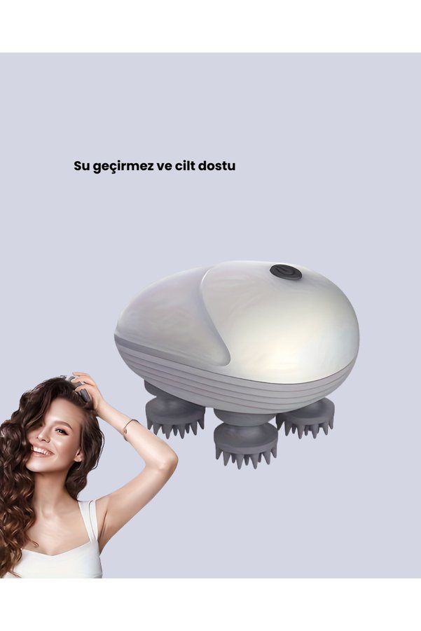 T8 Store Şarjlı Kafa Masaj Aleti 3 Hız Ayarlı Derin Masaj
