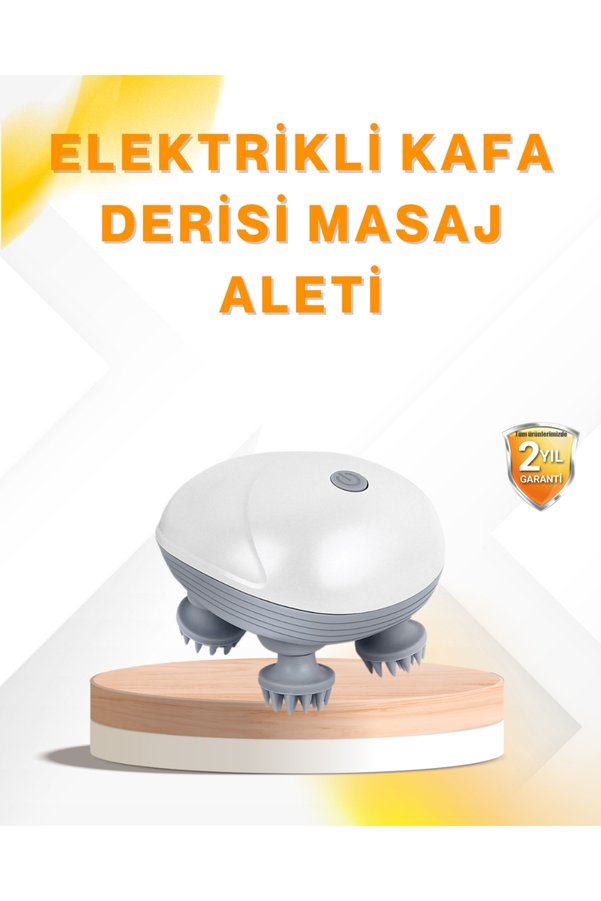 T8 Store Şarjlı Kafa Masaj Aleti 3 Hız Ayarlı Derin Masaj