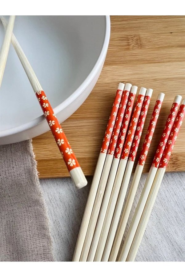 Ethab Ticaret Glb-Stl41414 Chopsticks Bambu Yemek Çubuğu 10 Lu