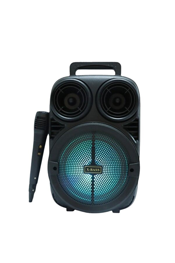 Ethab Gi̇yi̇m Taşınabi̇li̇r Bluetooth Speaker Mi̇krofonlu Karaoke Hoparlör Rgb Işıklı 6.5 İnç - Glst2649-112