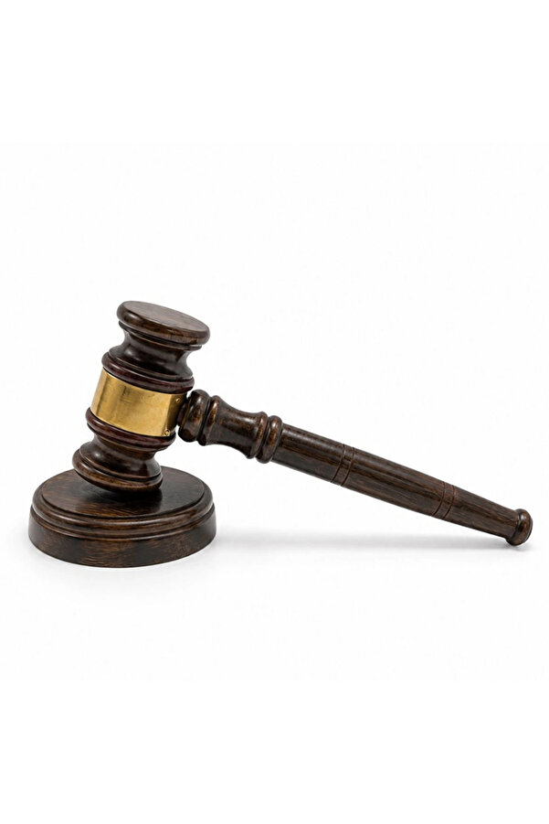 Evi̇mdeyokyok Ahşap Haki̇m Tokmağı Pi̇ri̇nç Detaylı W393A