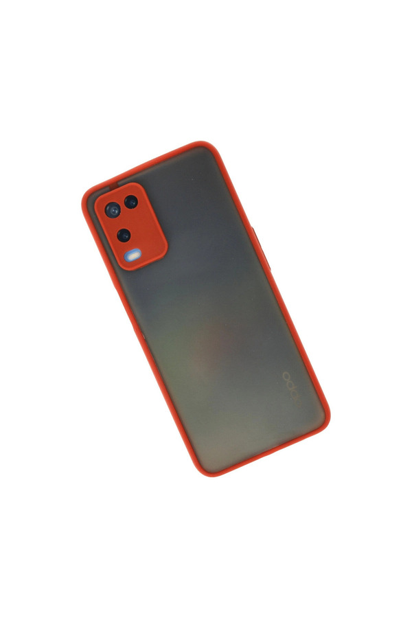 Evimdeyokyok Oppo A54 4G Kılıf Montreal Silikon Kapak - Kırmızı