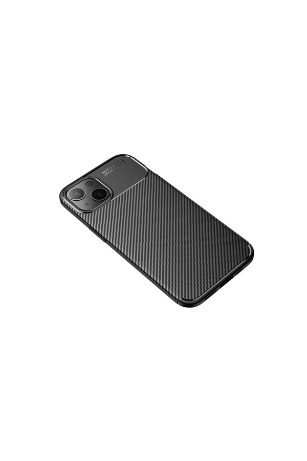 Evimdeyokyok Apple İphone 15 Kılıf Auto Focus Karbon Kapak - Siyah