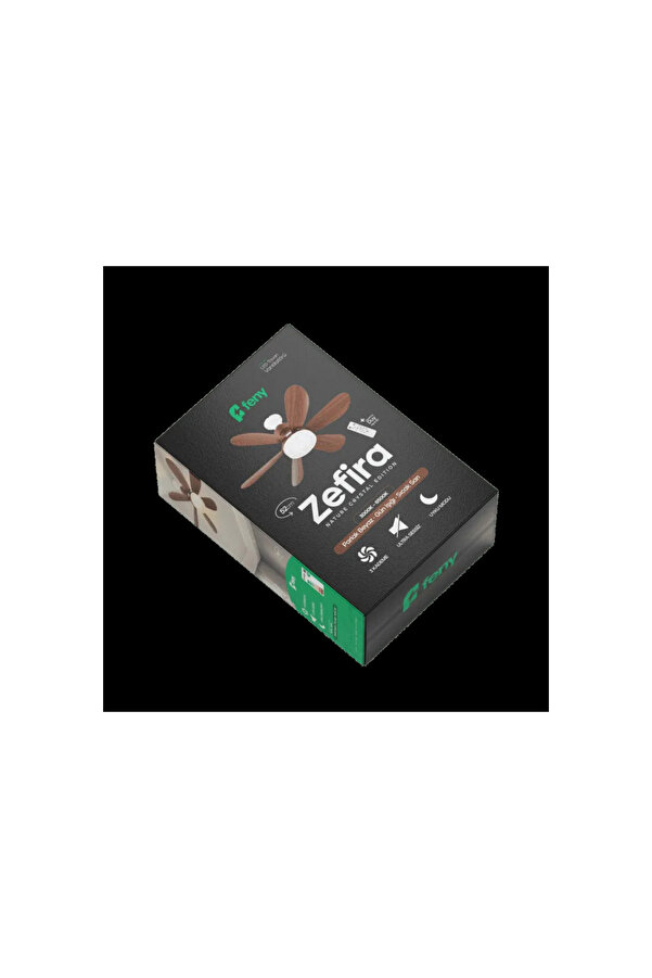 Geneltedari̇k Feny Fn-F84 Zefi̇ra Crystal Ahşap Renk 3 Kademeli̇ Hız 30W 52Cm Pervane Çapı 3 Renk Işık Ultra Sessi̇z