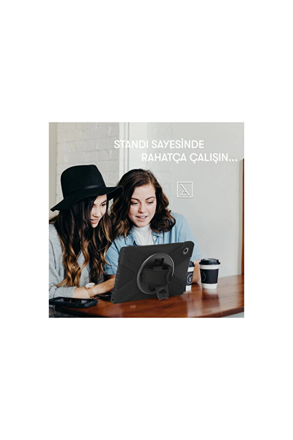 Evi̇mdeyokyok Samsung Galaxy X200 Tab A8 10.5 Kılıf Amazi̇ng Tablet Kapak - Mor