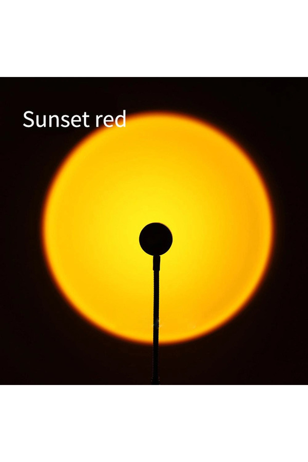 Evi̇mdeyokyok Taşınabi̇li̇r Usb Sunset Lamba Ev Ve Araba İçi̇n Ambi̇yans Işığı
